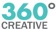 360 degrees creative logo